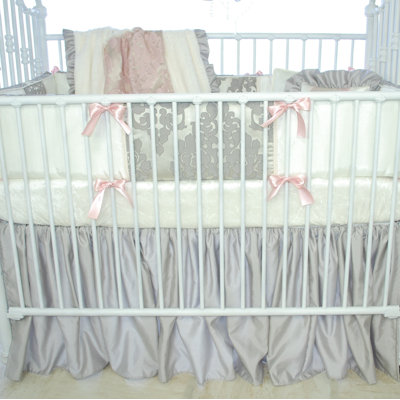 Volant rose champagne