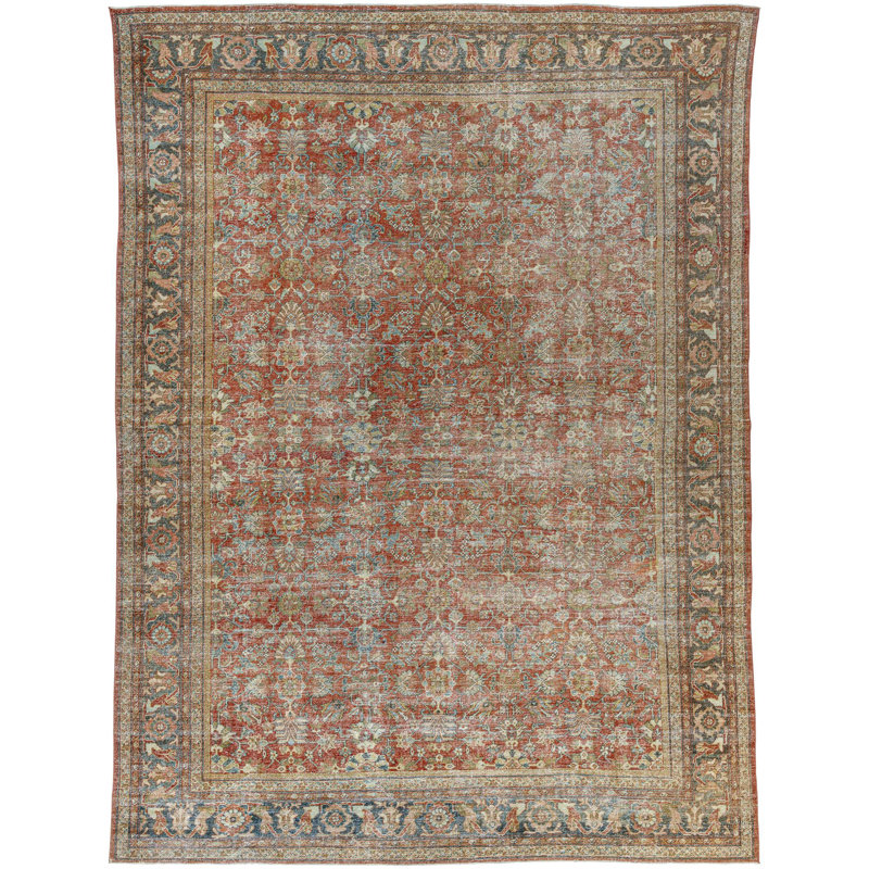 Antique One Of A Kind One-of-a-Kind 10'3" X 13'6" Hand Knotted Area Rug