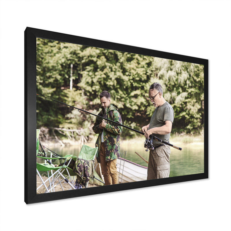 Poursuite de pêche Hunter S, Cadre simple noir, H 24 po x l 32 po x P 1 po