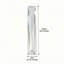 Ensemble de 55 tiges en cristal transparent de qualité supérieure - Longueur : 15 cm (5,91 pouces) pour des accents décoratifs élégants-123305723