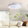 55cm 5 - Blade LED Ceiling Fan with Remote Control and Light Kit Included