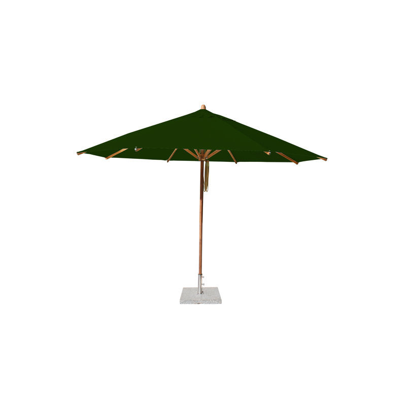 Parasol de marché 13 pi Nia, Velours vert forêt