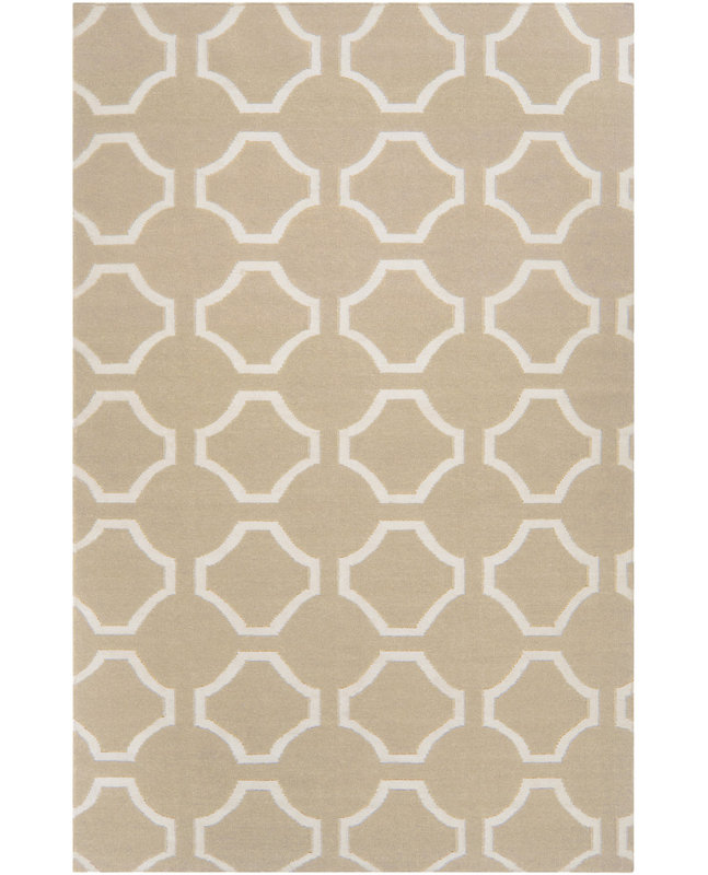 Larksville Flatweave Wool Geometric Indoor Rug, Rectangle 3'6" x 5'6"