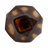 Decorative Geometric Glass Vase for Home Decor – Sculptural Flower Vase Perfect for Table Decor, Office Accent, or Living Room Styling – 10", Brown