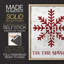«Tis the Season Snowflake», reproduction encadrée - bois massif-2077800995-2077801000