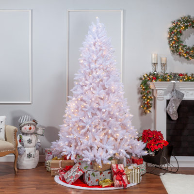 7.5 ft. Pre Lit Dual Color LED White Parkview Pine