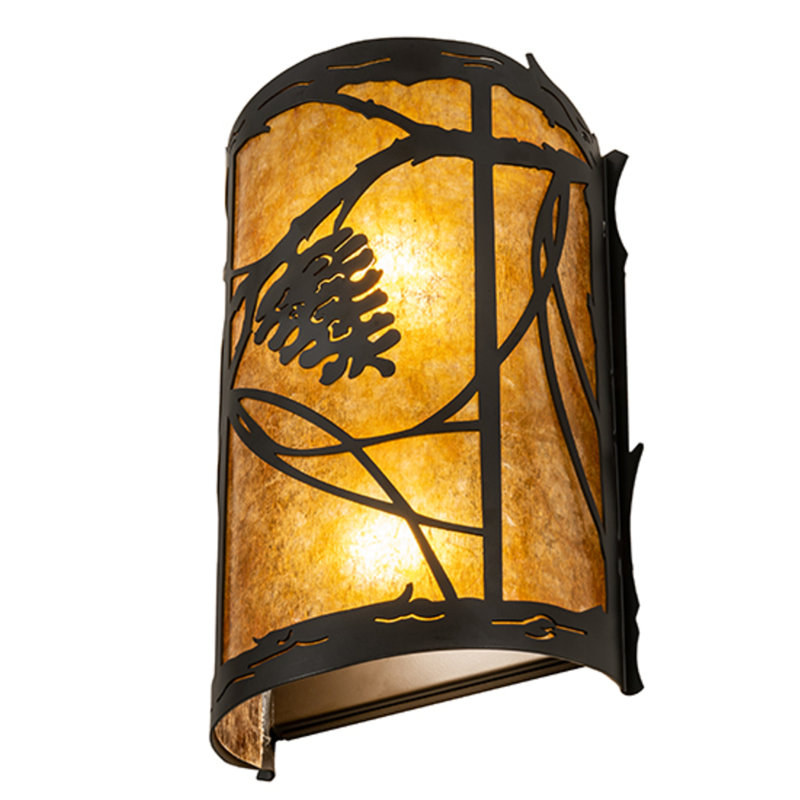 Jalyna Steel Flush Mounted Sconce