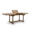 Lodewijk Oval Teak Extendable Outdoor Dining Table With Umbrella Hole , 210cm W 150cm D