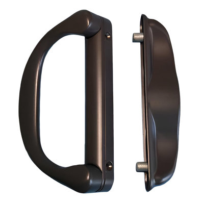 6-5/8 Inch Involute Sliding Patio Glass Door Handle Replacement Set – Non-keyed Sbml Handle For 4-15/16 Inch Hole Spacing – Brass Construction, Fits 1.08–1.94 Inch Door Thickness