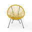 Chaise ANson, ensemble de 2 - Jaune