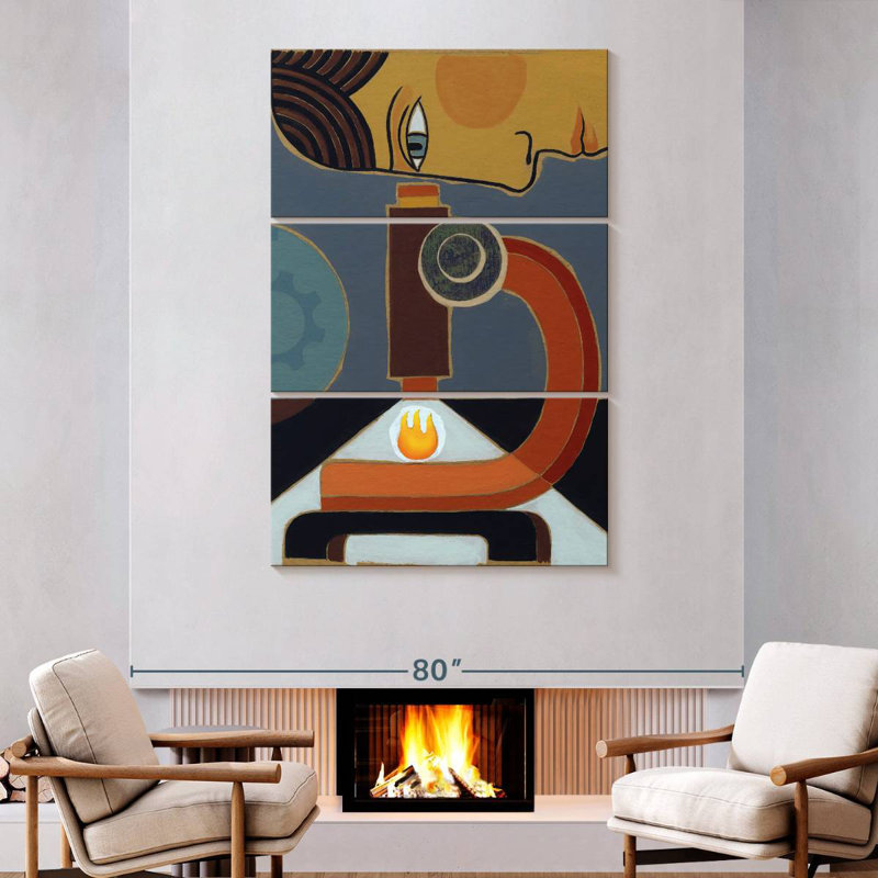 Keiri Scientist, 74" H x 48" W
