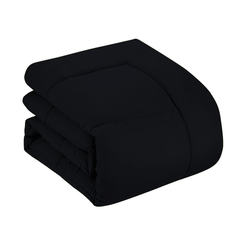 Cream Full Microfiber Down Alternative Bed-in-a-Bag Set