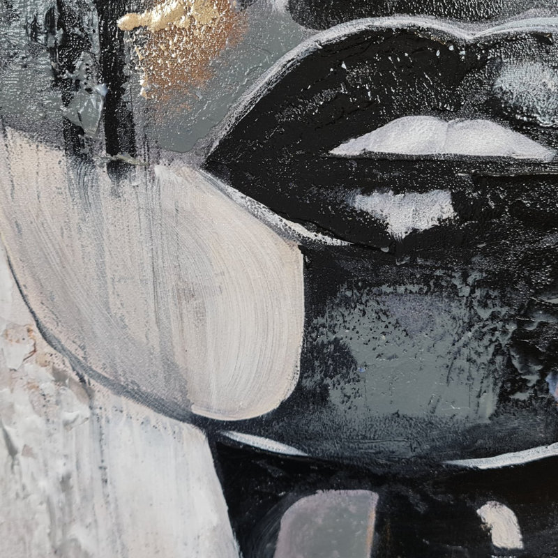 Elena - peinture sur toile tendue, L 20 po x H 20 po