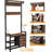 Hall Tree 31.5'' Wide with Bench and Shoe Storage