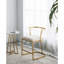 18. 5 x 19. Chaise Cavendish 5 x 27 po - or patiné