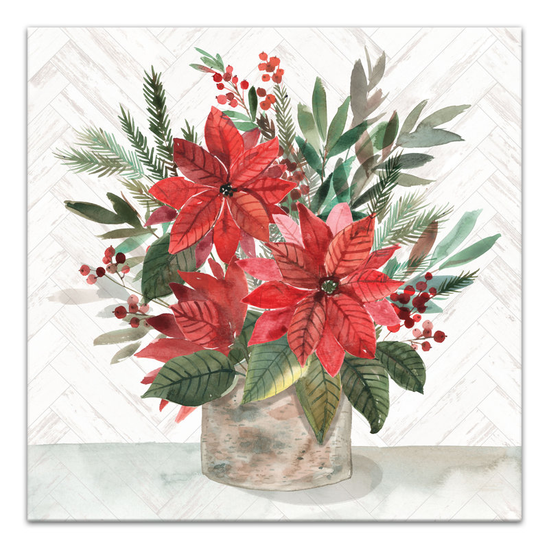 Bouquet des Fêtes - on, H 24 po x l 24 po x P 1,25 po