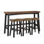 Ensemble de table de comptoir 4 pièces Casy, 3 tabourets-130022391-113581424