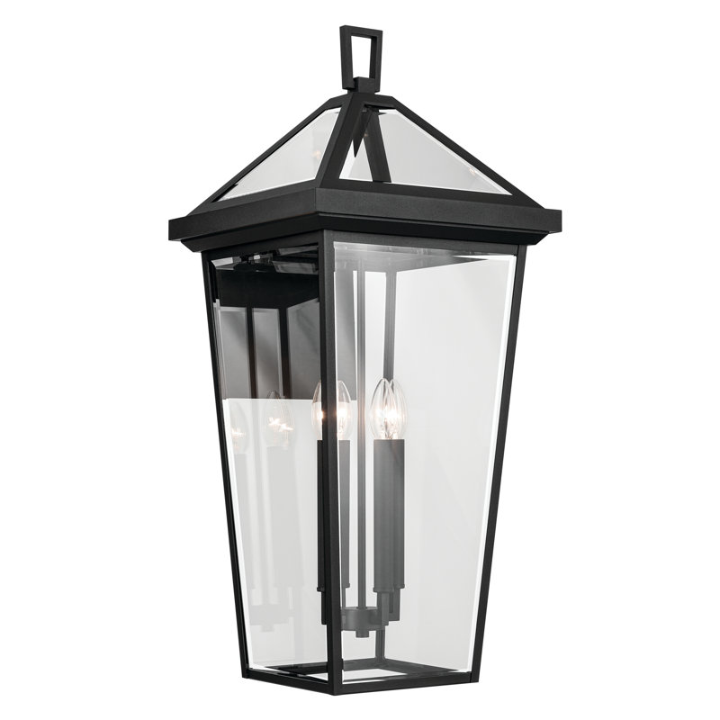 Kiyono Aluminium Wall Light, Textured Black
