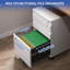 37cm Wide 3 -Drawer Mobile File Cabinet-687895197