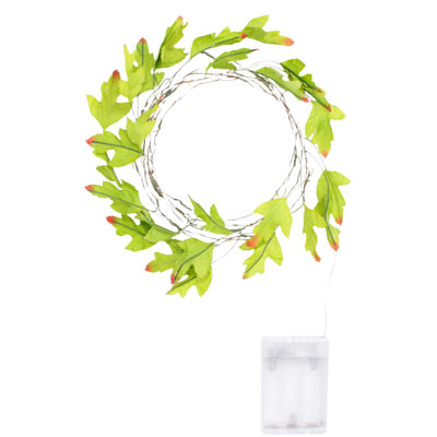 20 lumières féeriques à feuilles d'érable blanc chaud 7,7 pi