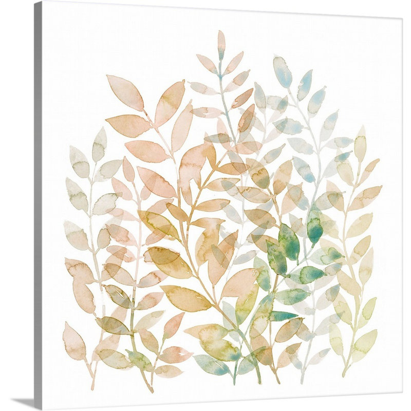 Art mural sur toile Entwined II, Toile tendue, H 48 po x l 48 po