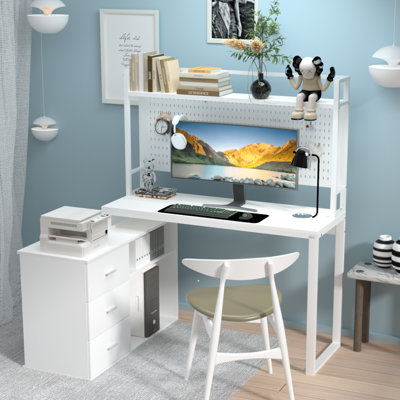 Bureau de jeu en L