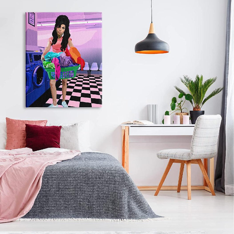 Impression sur toile, Toile tendue, H 48 po x l 36 po x P 1,5 po