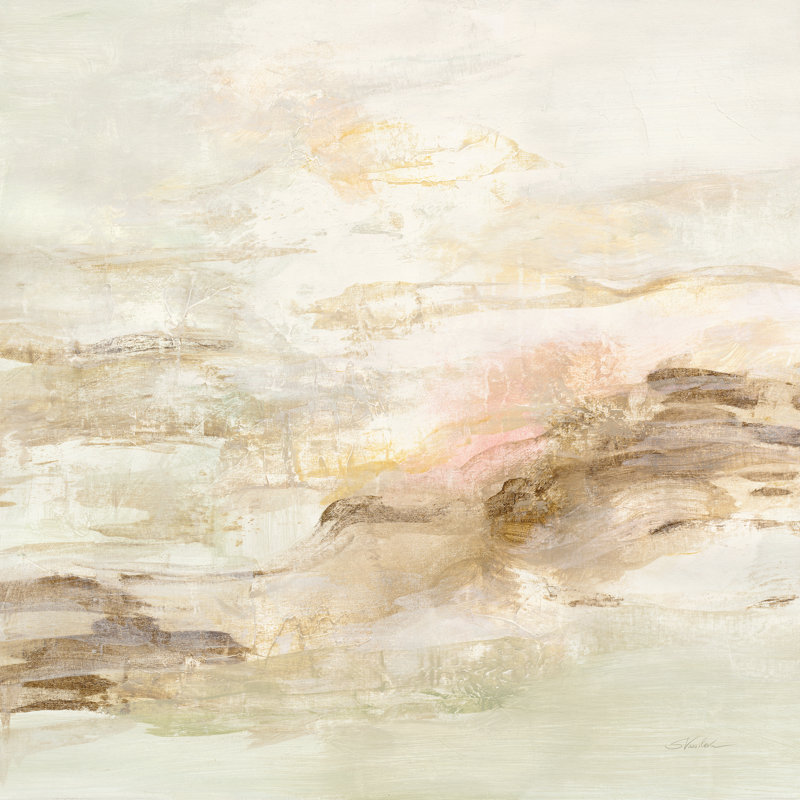 Ivory Hues by Silvia Vassileva - Wrapped Canvas Painting, 51cm H x 51cm W