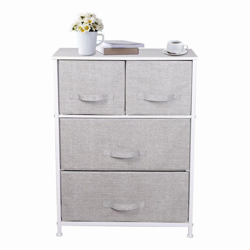 Flemingdon Iron 59.99cm W 4 - Drawer Chest of Drawers