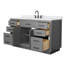 Ensemble de meuble-lavabo simple 60 po Beckett-128066772-134287629-134287630