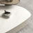 Minimalist shaped marble coffee table