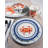 Golden Rabbit Crab House Enamelware Platter