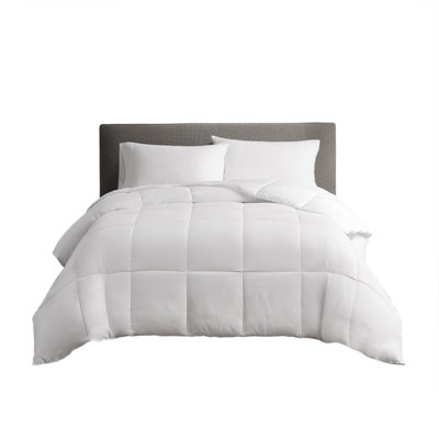 Premium Featherless Twin Bedding Set, Cotton Comforter, All-season Use