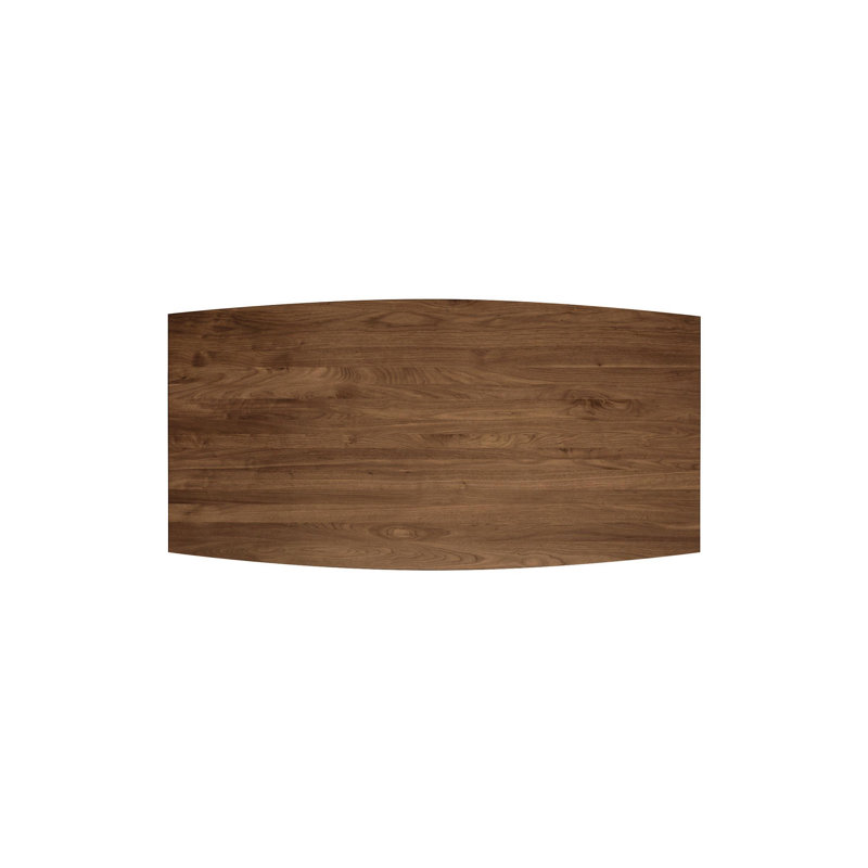 Catalina Fixed Top Table, 30" H x 78" L x 40" W, Natural Walnut