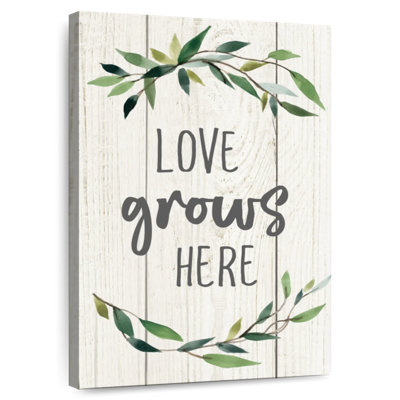 Kema Love Grows Here II Wall Sign