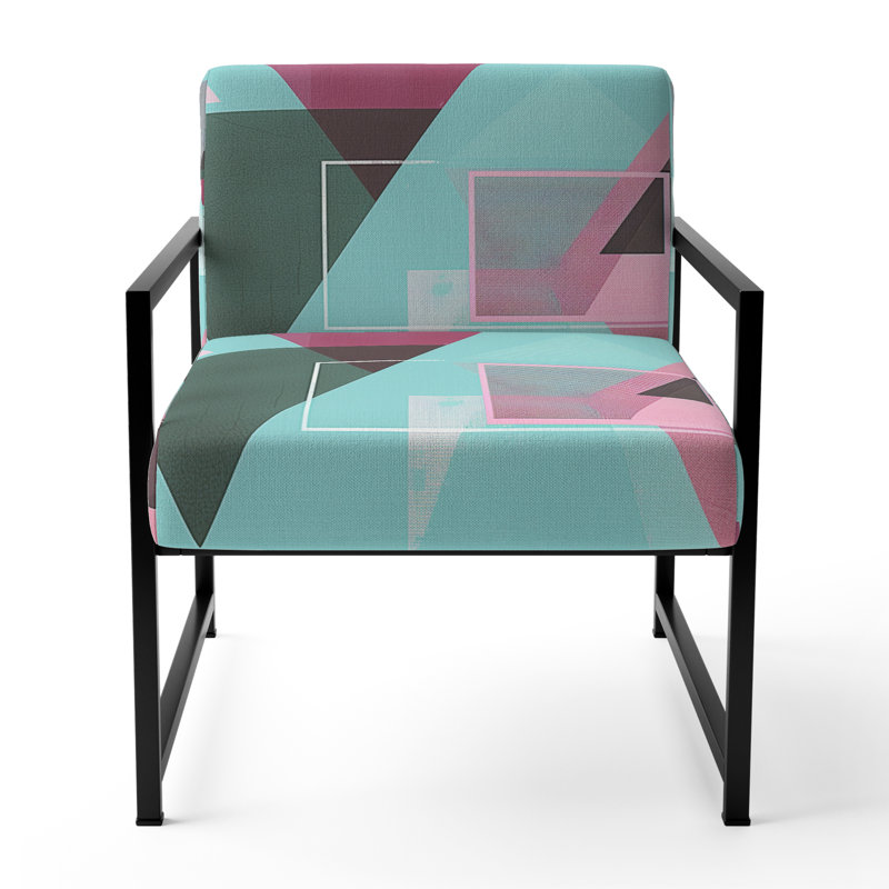 Fauteuil d'appoint rembourré Depp, Noir, noir, noir, noir