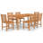 Elmsall Rectangular 7 - Piece 6 - Person 200Cm L Outdoor Table Set-1643874140