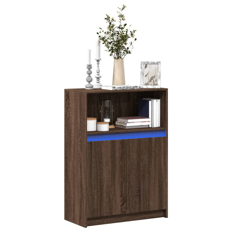 Sharnah 72cm Sideboard, Brown Oak