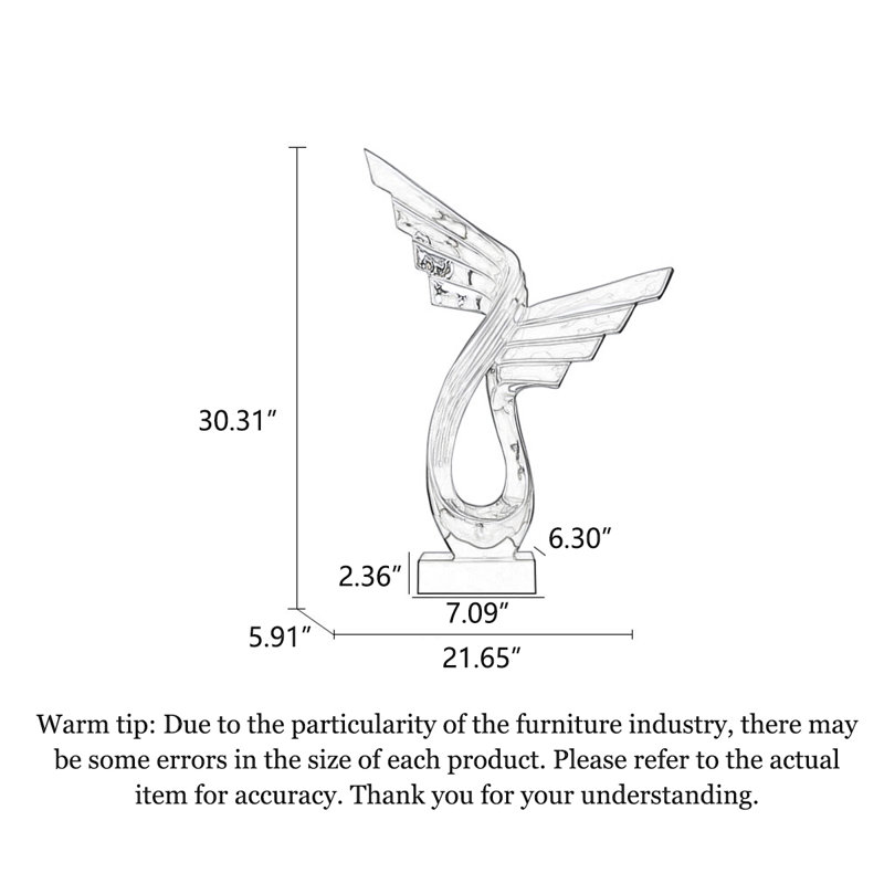Sculpture moderne en résine de marbre d'art moderne, Vert / noir