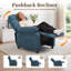 Fauteuil inclinable KORSER, fauteuil inclinable pour le salon, petit fauteuil inclinable pour les petits espaces, poches latérales-1784828801