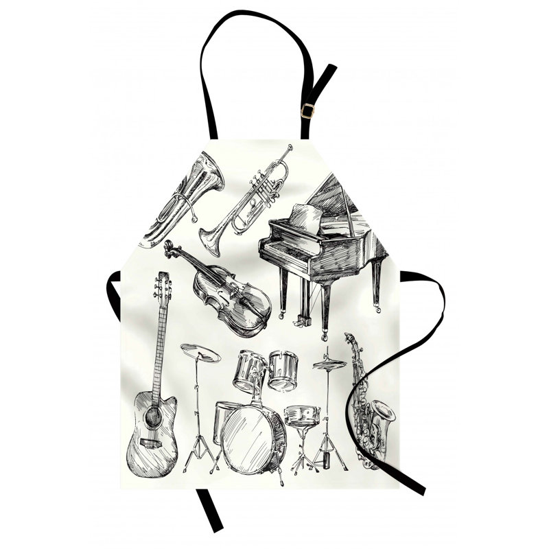 Tablier de musique jazz