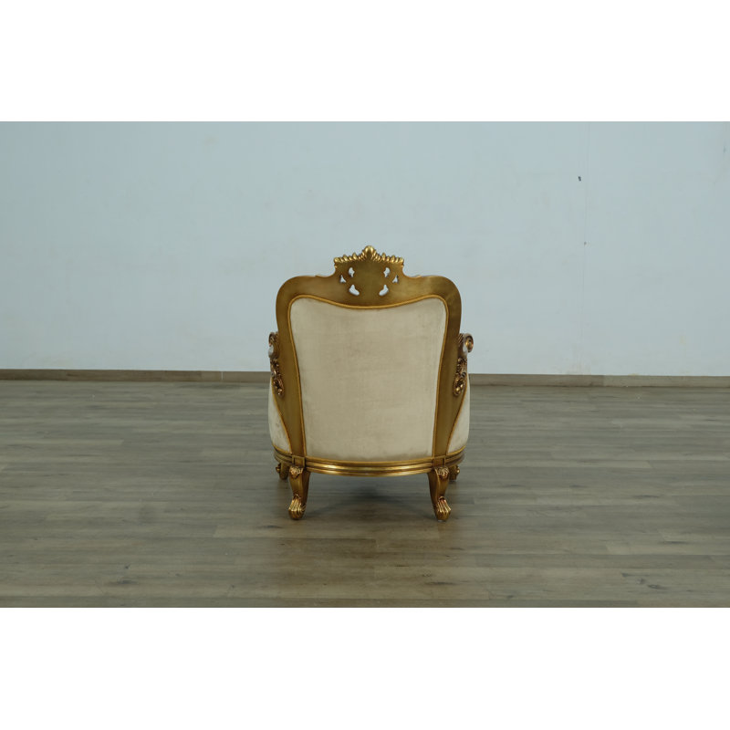 Armchair, Black/Gold