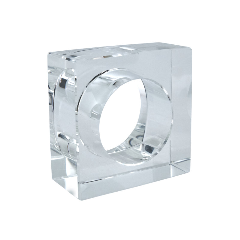 100% Crystal Glass Napkin Ring