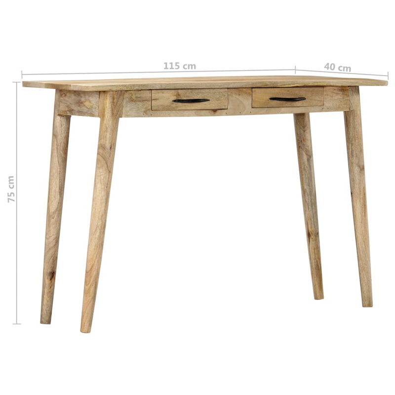 Jayceon 115cm Solid Wood Console Table