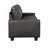 Gilmar 89" Upholstered Vegan Leather Sofa with Square Arms and Storage Pockets-51740214