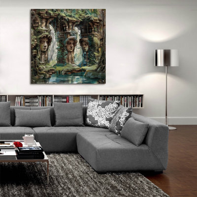 Art mural en verre acrylique 36 po. X 36 po.