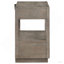 Table de chevet 2 tiroirs en chêne taupe Prescott