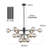 15 - Light Sputnik Chandelier Modern Glass Bubble Chandelier For Living Room
