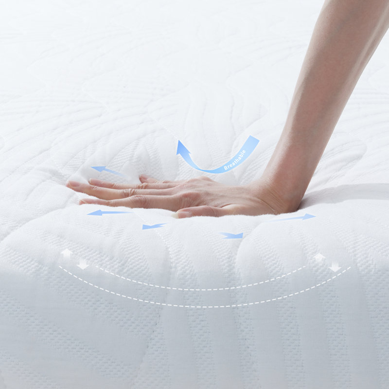 Matelas en mousse viscoélastique gélifiée 12 po, Grand