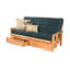 Le cadre de futon double Stratford comprend des tiroirs de rangement et un matelas-675363571-763104922-763104901